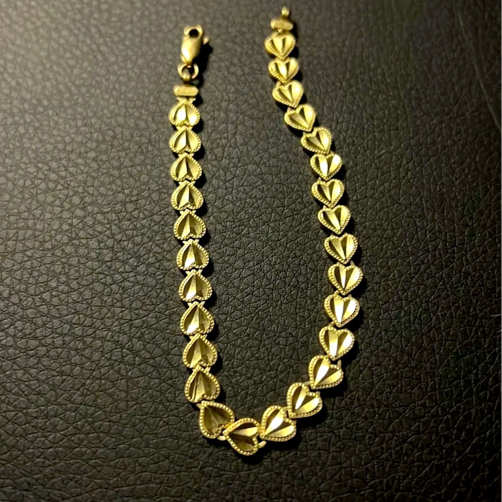 10k yellow gold bracelet